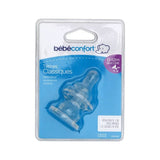 Bebe Confort Tétines silicone classique T1 (x2) 3 vitesses (0-6M +)