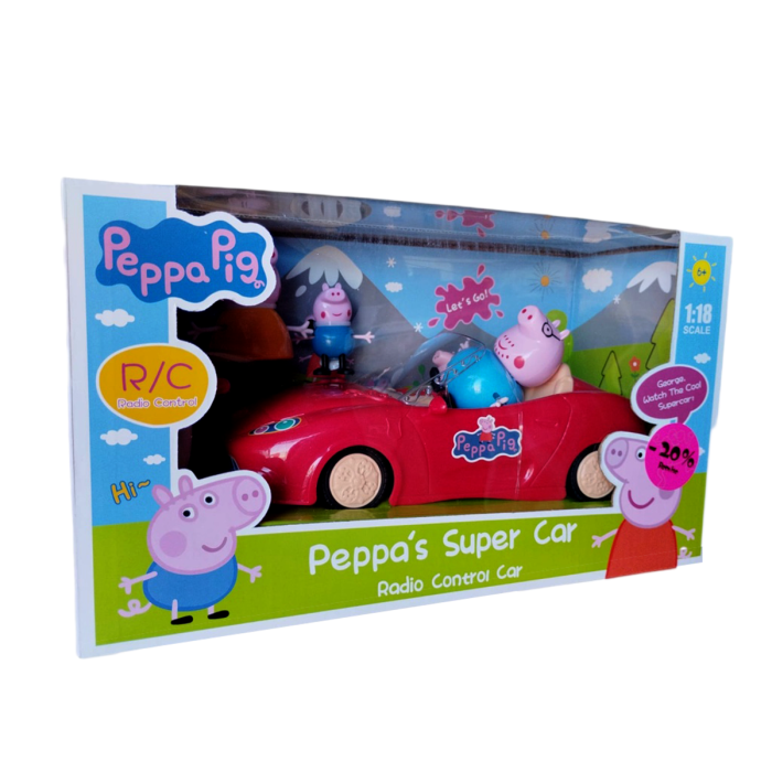 Voiture Radio Commandée Peppa Pig