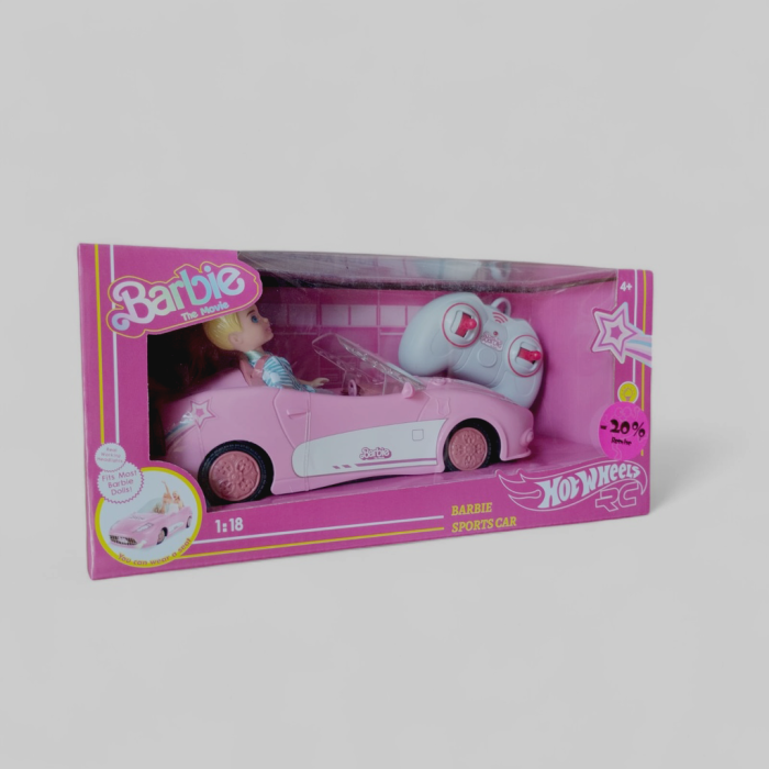 Voiture cabriolet R/C Barbie