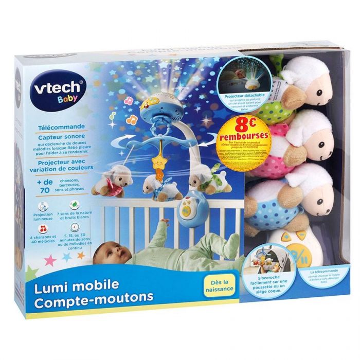 Lumi mobile compte -moutons bleu