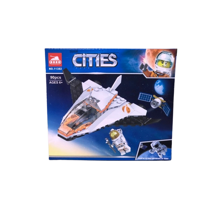 Blocs de construction 90pcs navette spatiale Cities