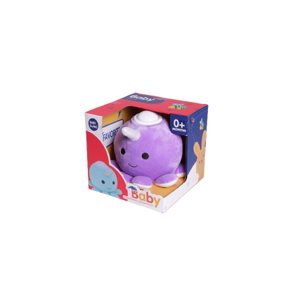 Peluche unicorne avec son et lumière