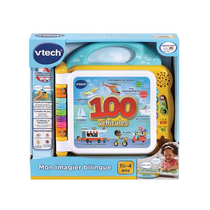 Vtech Mon imagier bilingue 100 véhicules