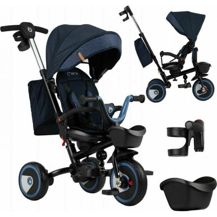 Tricycle pliable TROLLEY 5en1 MoMi INVIDIA