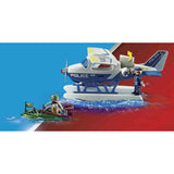 Hydravion de police et bandit Playmobil