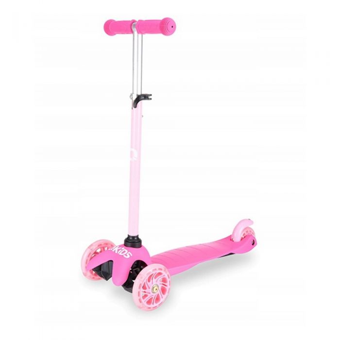 Trottinette QKIDS "LUMIS" à trois roues Rose