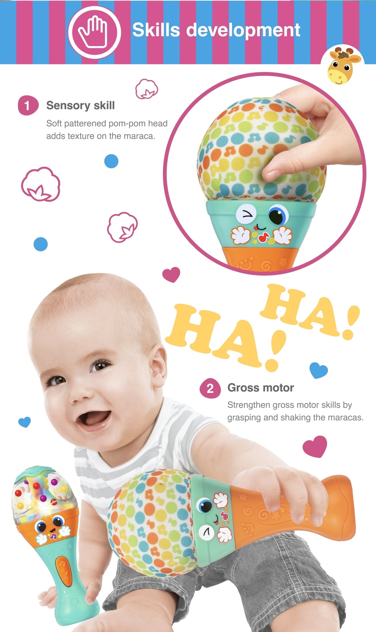 MARACAS POUR BEBE