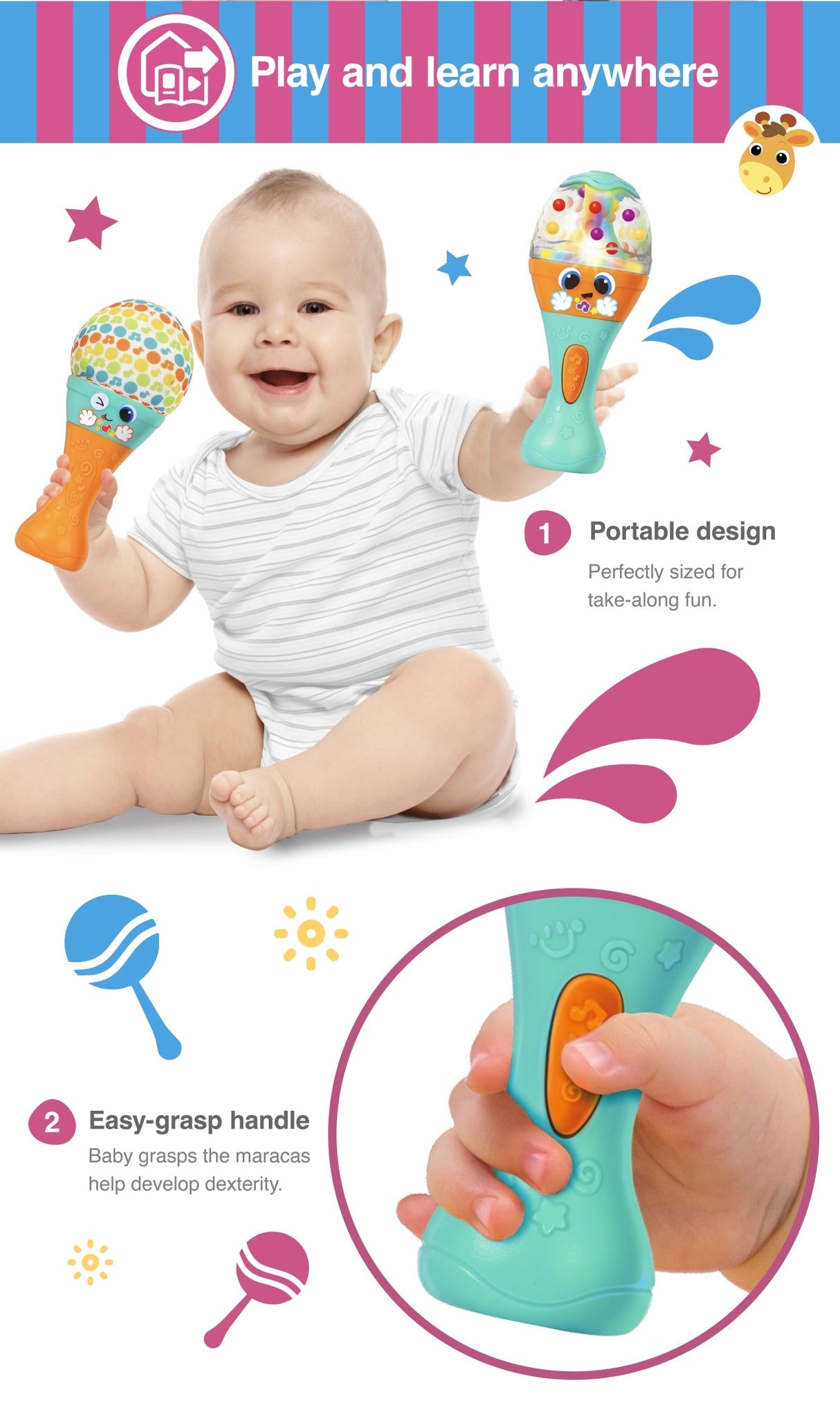 MARACAS POUR BEBE