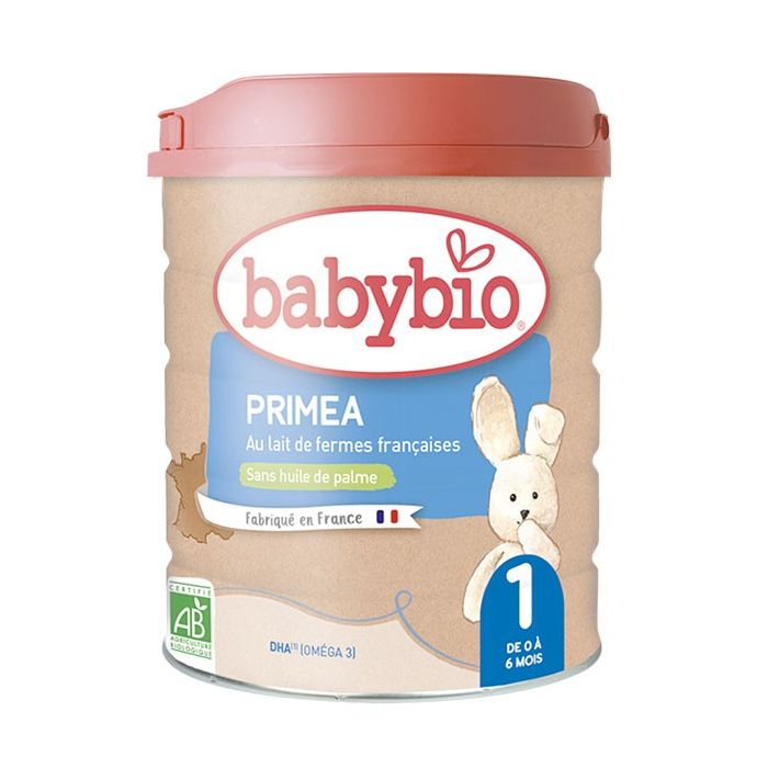 BABYBIO LAIT PRIMEA 1 BIO 0-6 MOIS 800G