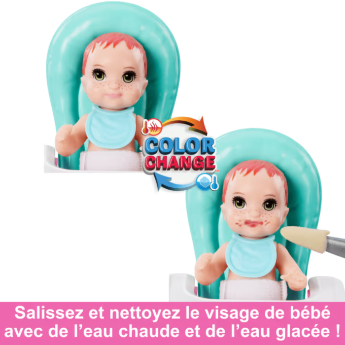 Coffret Poupée Babysitters Repas Bébé