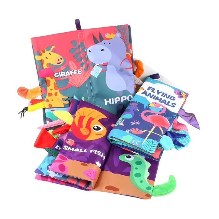 Livre en tissu pour bébé 3 Pcs