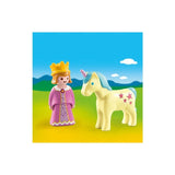 PLAYMOBIL PRINCESSE ET LICORNE 1.2.3