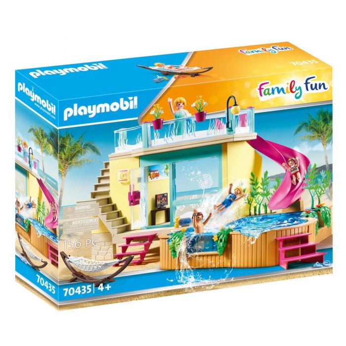 PLAYMOBIL Bungalow avec piscine Family Fun