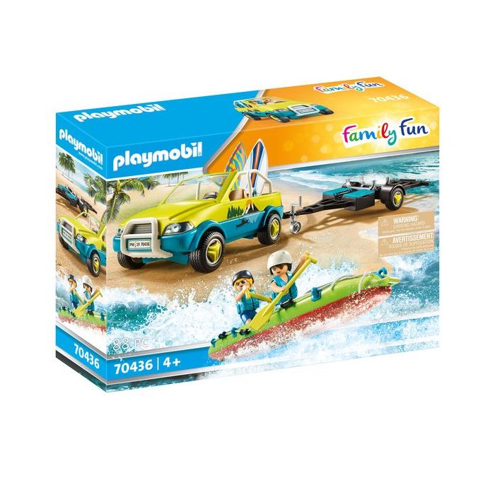 Playmobil Family Fun Voiture avec canoë