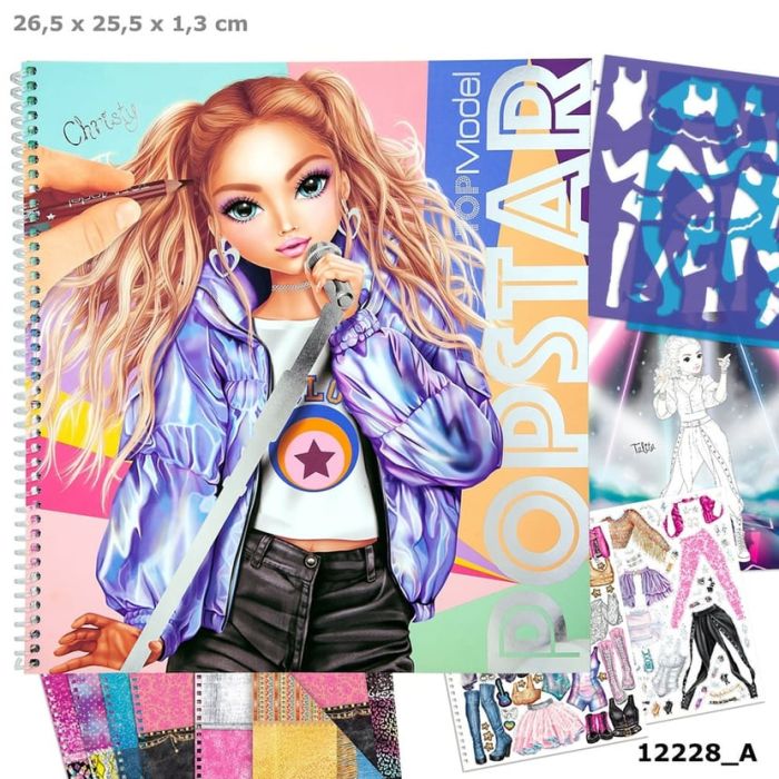 Album de coloriage Popstar