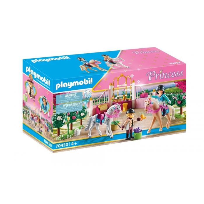 PRINCESSE AVEC CHEVAUX ET INSTRUCTEUR PLAYMOBIL PRINCESS