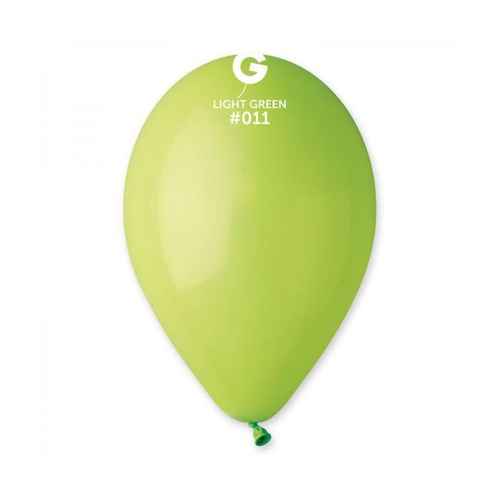 Sachet 100 ballons Vert pistache 26 cm