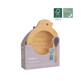 Set bol et cuillère BLW Bol en Bois Oiseau 89471