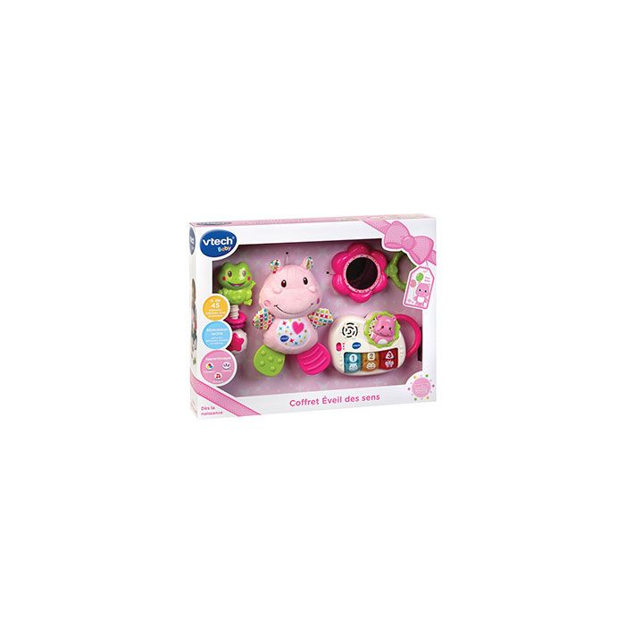 Vtech Coffret naissance Eveil des sens Rose