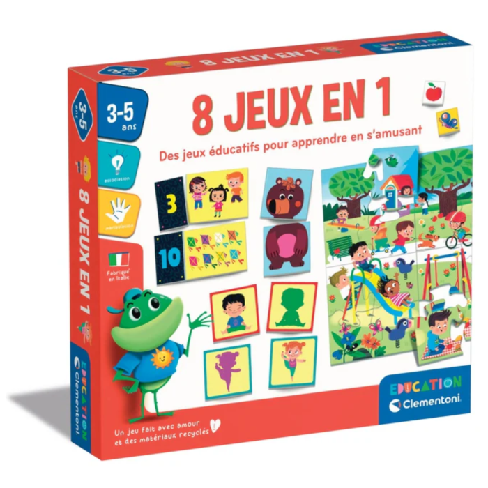 8 Jeux en 1 - CLEMENTONI