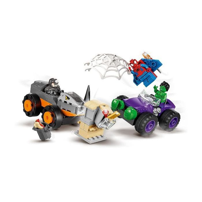 LEGO Marvel Hulk contre Rhino Monster Truck Showdown