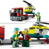 LEGO City Le transport de l’hélicoptère de secours