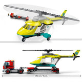 LEGO City Le transport de l’hélicoptère de secours