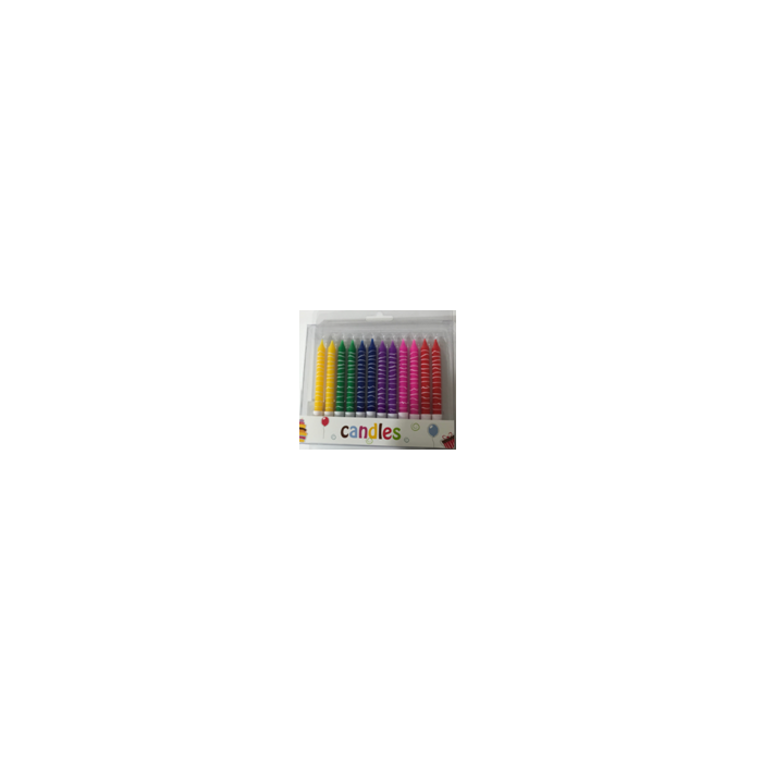 12 Bougies Multi Couleurs