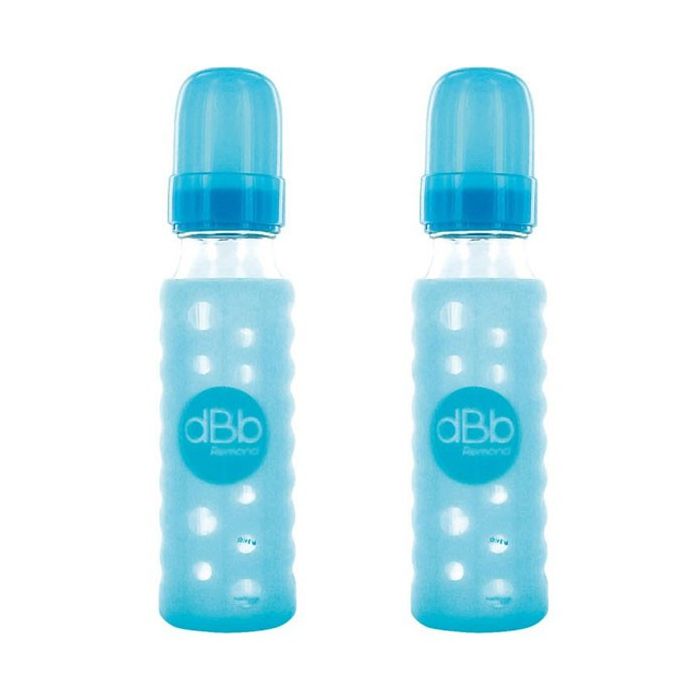 dBb Remond Sur-Bib Silicone Turquoise Lot de 2