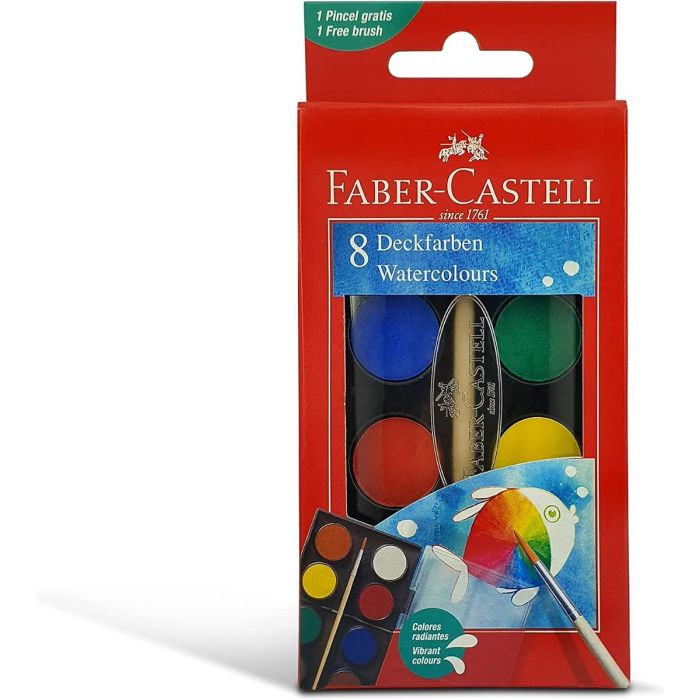 Boîte de peinture aquarelle 12 Couleurs - Faber Castell