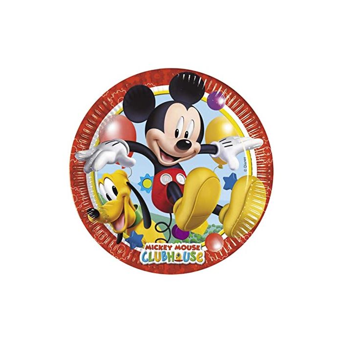 8 ASSIETTES MICKEY PLAYFUL