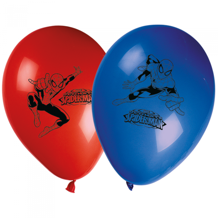 8 BALLONS ULTIMATE SPIDERMAN