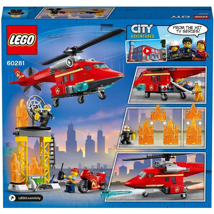 Lego city L’hélicoptère de Secours des Pompiers