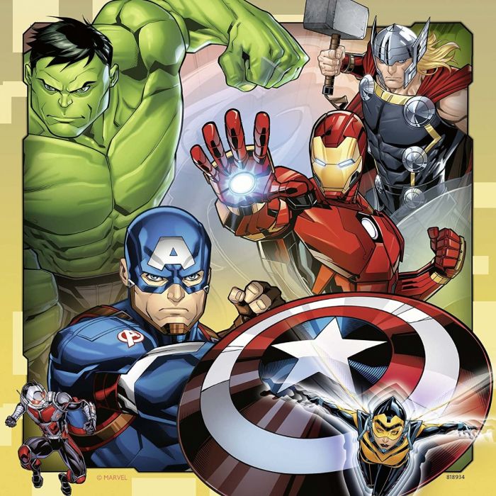 Ravensburger Puzzles 3x49p Les puissants Avengers Marvel