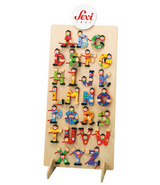 LETTRE CLOWN EN BOIS : Q (T-81073)