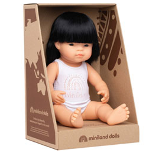 POUPEE ASIATIQUE FILLE 38 CM