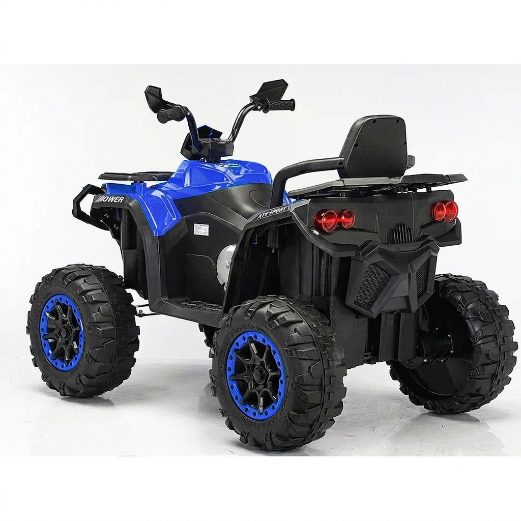 Quad Électrique Enfant 12V Tout-Terrain 2 Moteurs avec Bluetooth – 1 Place – 2 à 10 Ans