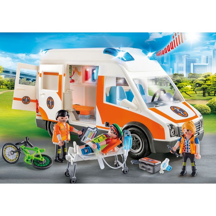 Ambulance et secouristes Playmobil