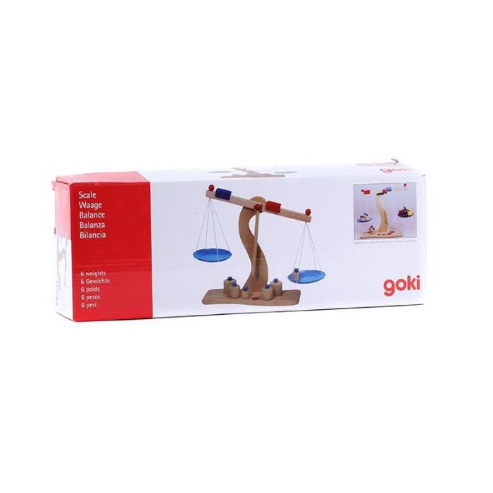 Balance en bois avec poids - goki