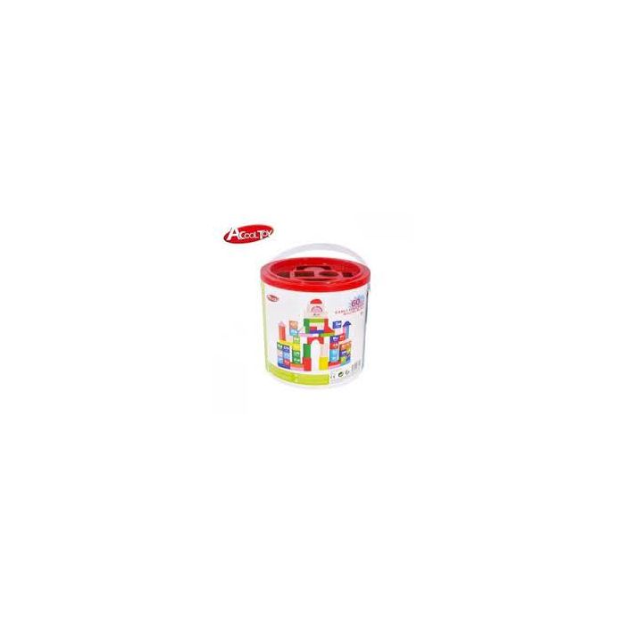 Blocs de construction éducatif bois 60 P