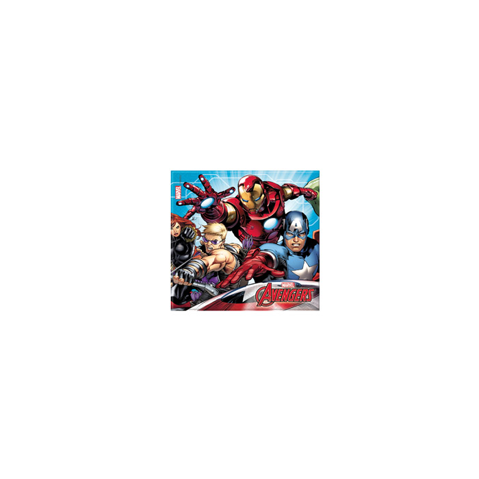 20 Serviettes Avengers Mighty