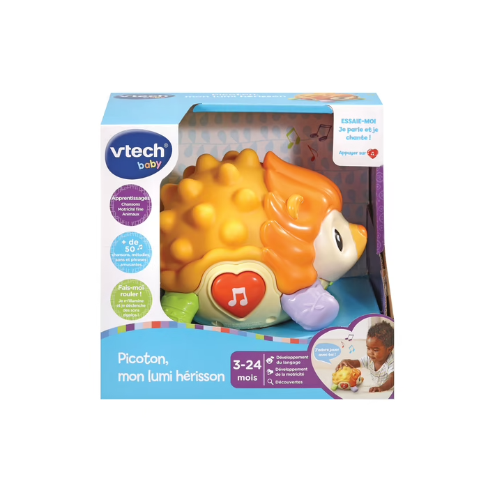 VTECH ANIMAL INTERACTIF PICOTON MON LUMI HÉRISSON