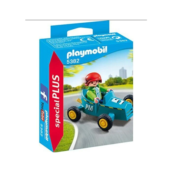 Enfant avec kart Playmobil