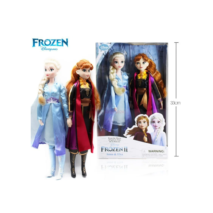 2 Poupées Frozen Elsa et Anna