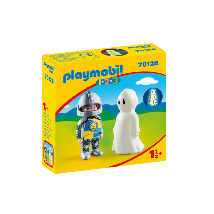 PLAYMOBIL CHEVALIER ET FANTOME 1.2.3