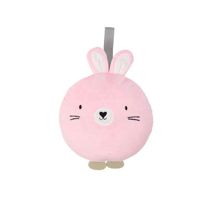 MoMi Peluche musicale Lulu Lapin Rose