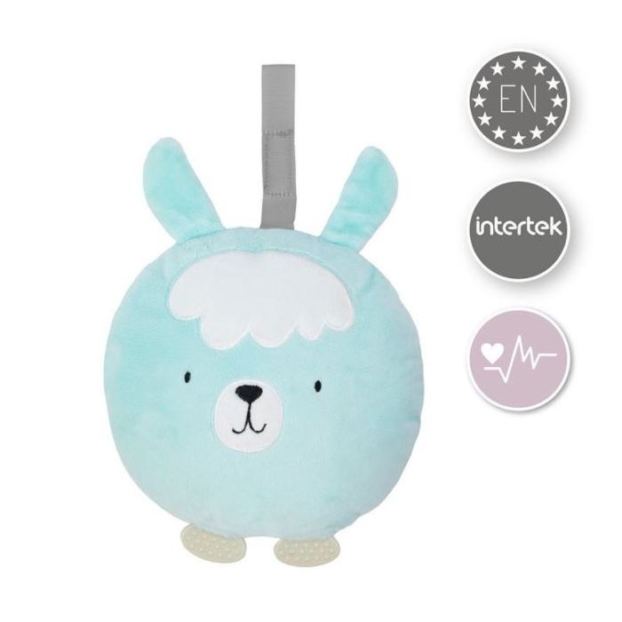 MoMi Peluche Lulu Bruit Blanc Bébé Doudou Bleu