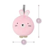 MoMi Peluche musicale Lulu Lapin Rose