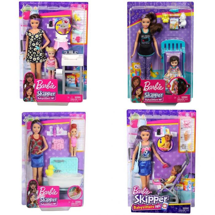 Mattel Coffret babysitter et enfant Barbie Skipper