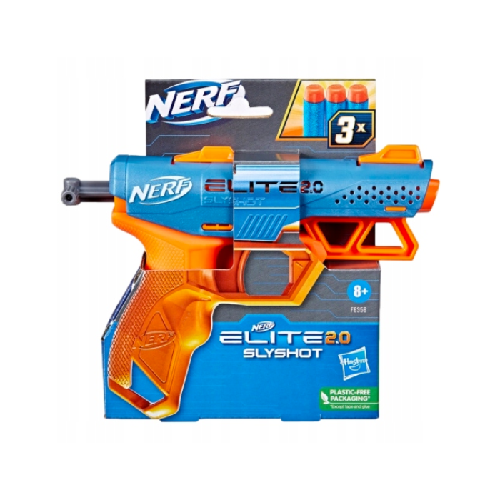 PISTOLET NERF ELITE 2.0 SLYSHOT + 3 FLECHETTES – HASBRO